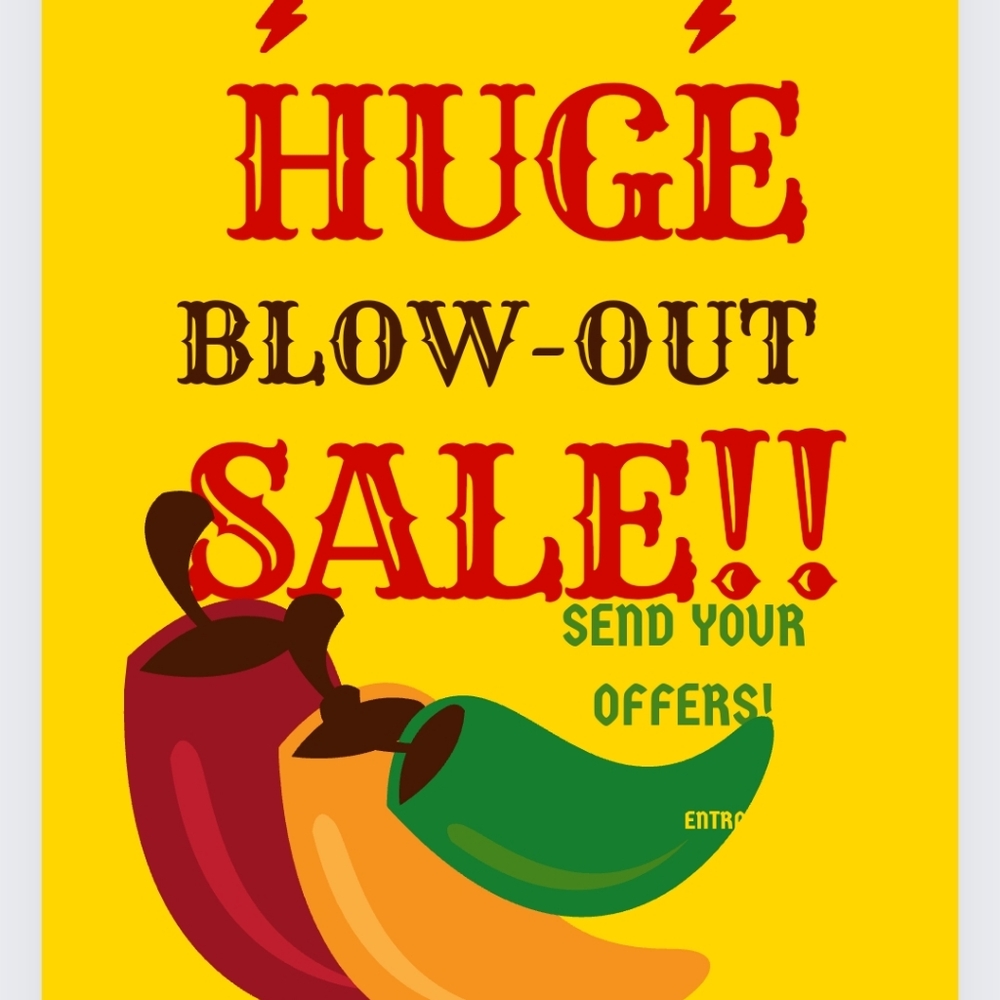 HUGE SALE!
